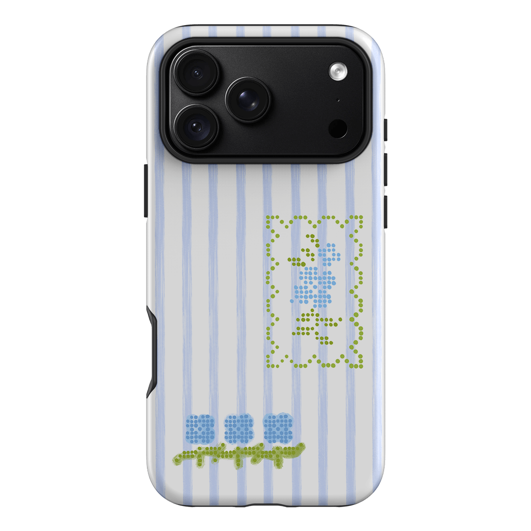 Patchwork Blue Printed Phone Cases iPhone 18 Pro Max / Armoured by Kayla Carr - The Dairy