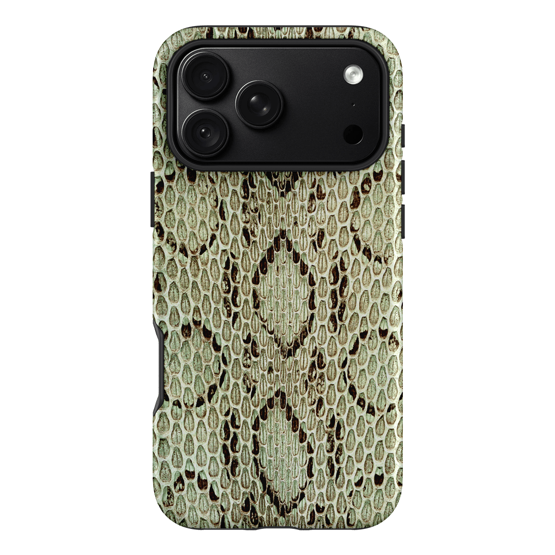 Pistachio Python Printed Phone Cases iPhone 18 Pro Max / Armoured by The Dairy - The Dairy