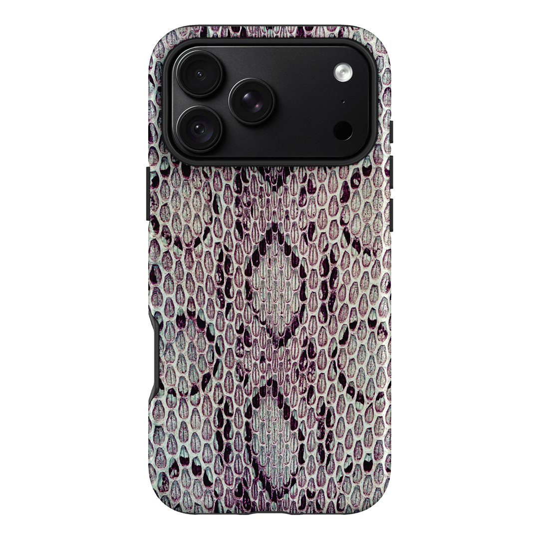 Plum Python Printed Phone Cases iPhone 18 Pro Max / Armoured by The Dairy - The Dairy