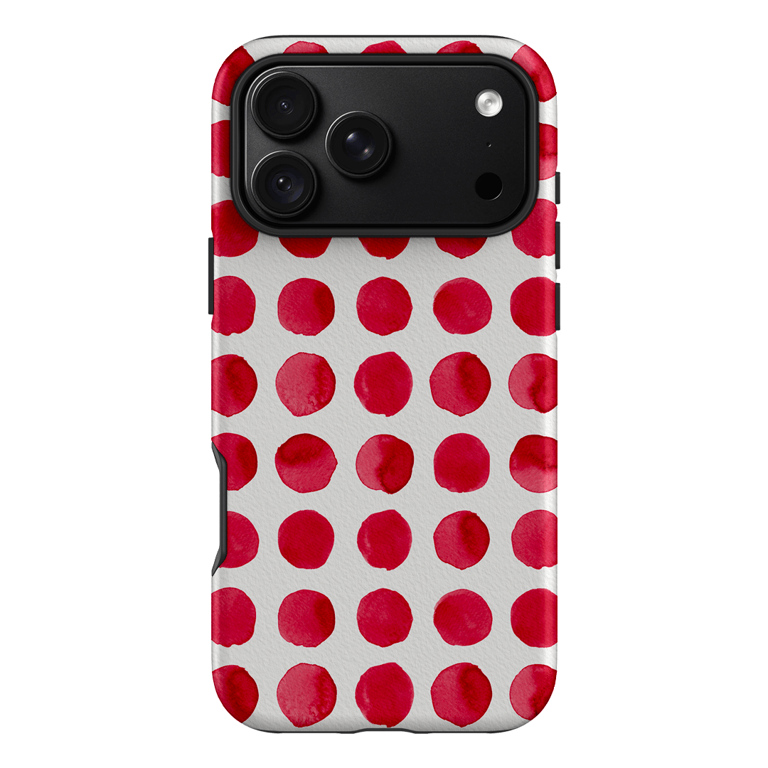 Spots in Red Printed Phone Cases by The Dairy - The Dairy