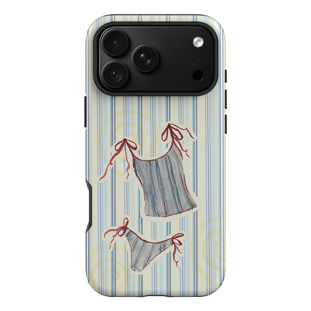 Stripe Tankini Printed Phone Cases iPhone 18 Pro Max / Armoured by Kayla Carr - The Dairy