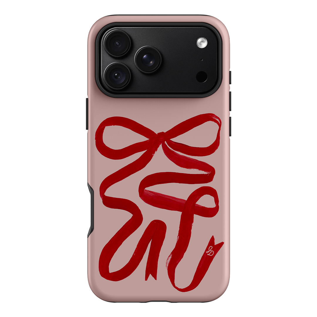 Valentine Ribbon Printed Phone Cases iPhone 18 Pro Max / Armoured by Jasmine Dowling - The Dairy