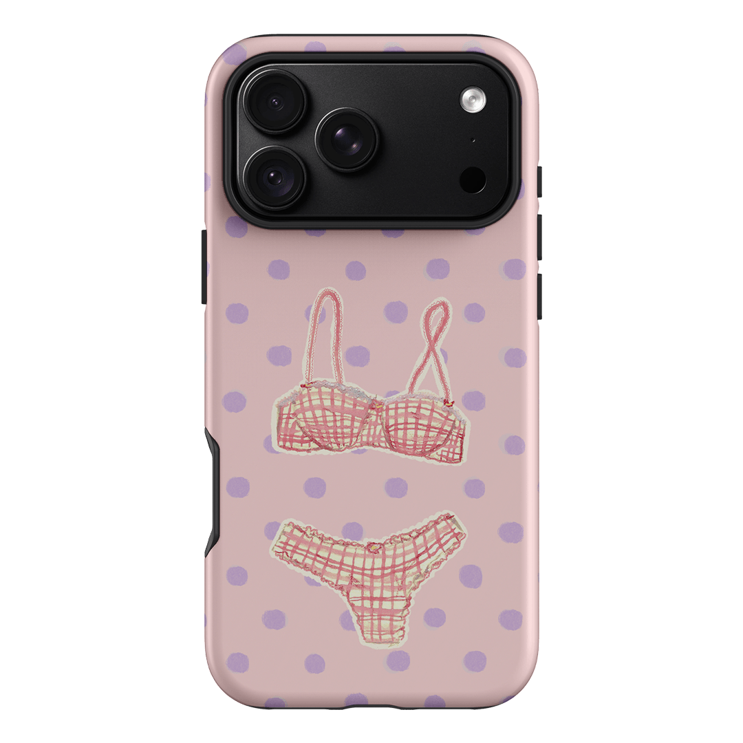 Vintage Gingham Printed Phone Cases iPhone 18 Pro Max / Armoured by Kayla Carr - The Dairy