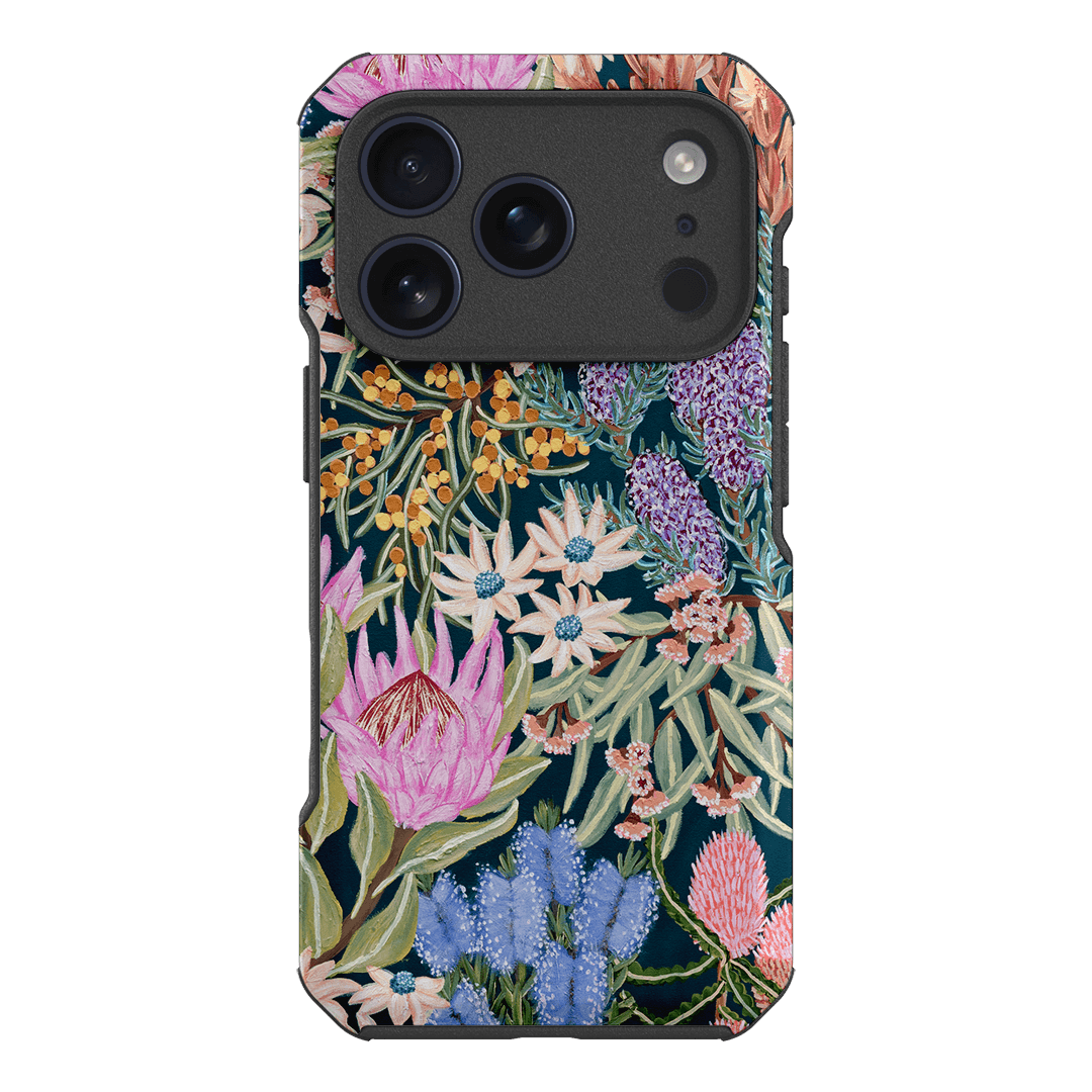 Moonlit Floral Printed Phone Cases iPhone 18 Pro / Toughie by Amy Gibbs - The Dairy