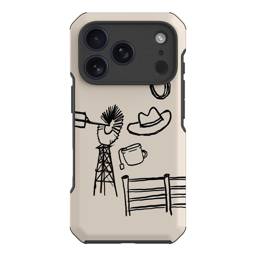 Outstation Printed Phone Cases iPhone 18 Pro / Toughie by Nardurna - The Dairy