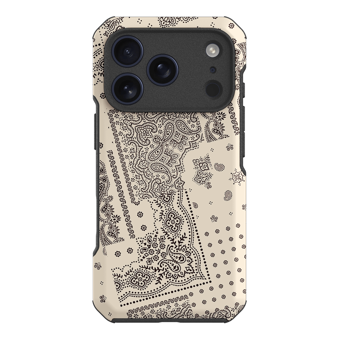 Paisley Ecru Printed Phone Cases iPhone 18 Pro / Toughie by The Dairy - The Dairy