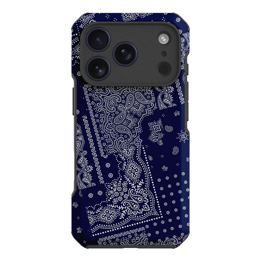 Paisley Indigo Printed Phone Cases iPhone 18 Pro / Toughie by The Dairy - The Dairy
