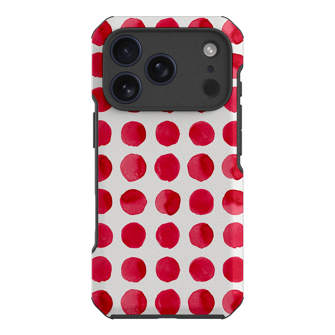 Spots in Red Printed Phone Cases by The Dairy - The Dairy