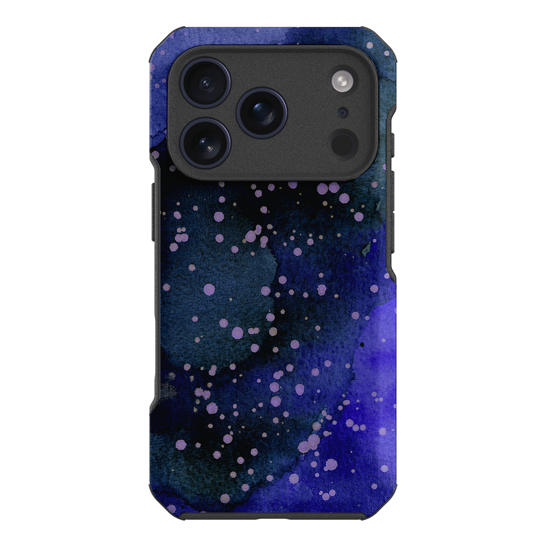 Spotty Navy Printed Phone Cases iPhone 18 Pro / Toughie by The Dairy - The Dairy