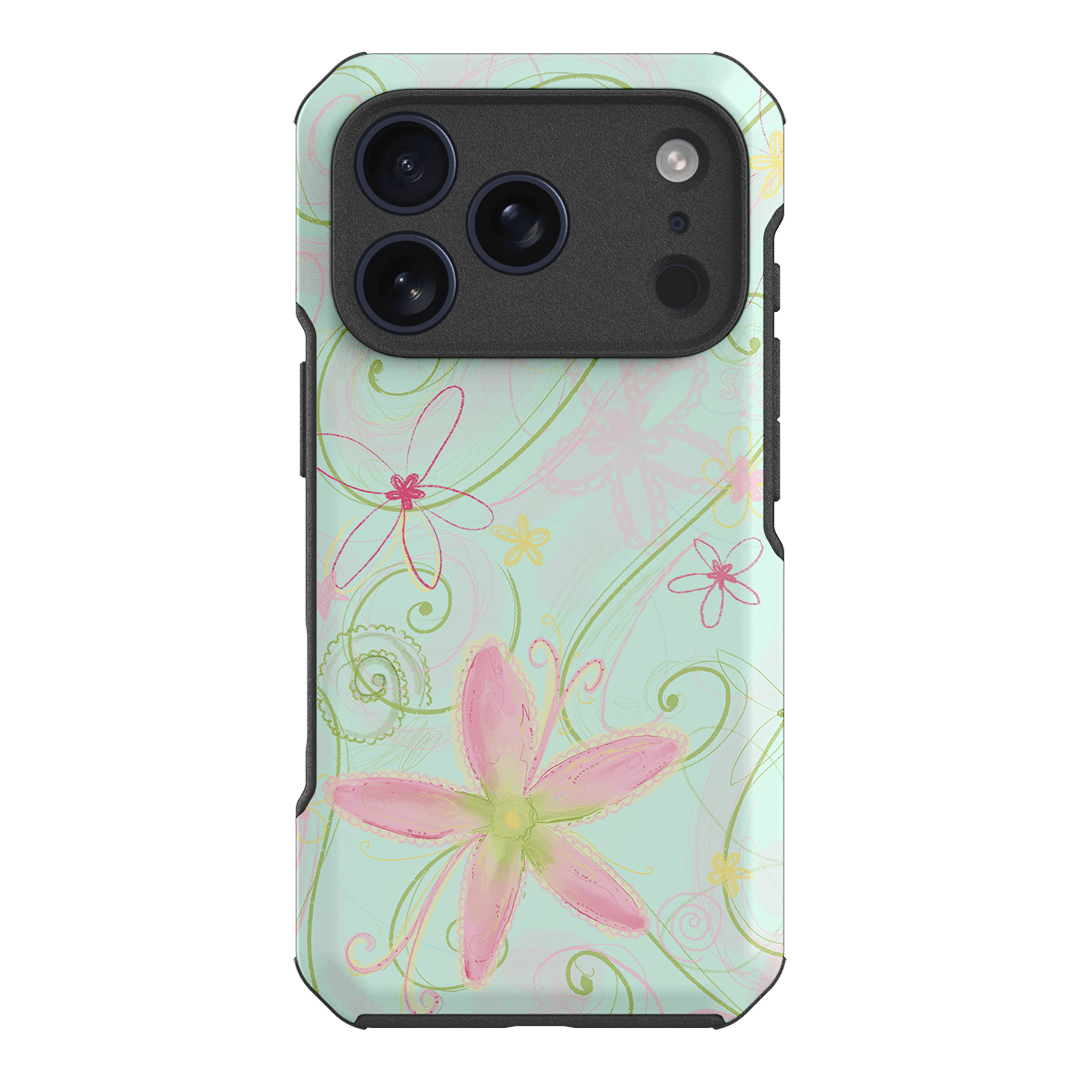 Swirl Blue Printed Phone Cases iPhone 18 Pro / Toughie by Kayla Carr - The Dairy