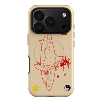 1800-Busy-Rn in Cream Printed Phone Cases iPhone 18 Pro / Armoured MagSafe by Easty Beasty - The Dairy