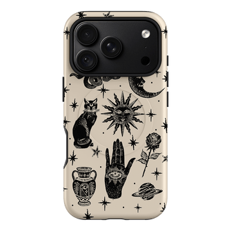 Astro Flash Beige Printed Phone Cases iPhone 18 Pro / Armoured MagSafe by Veronica Tucker - The Dairy
