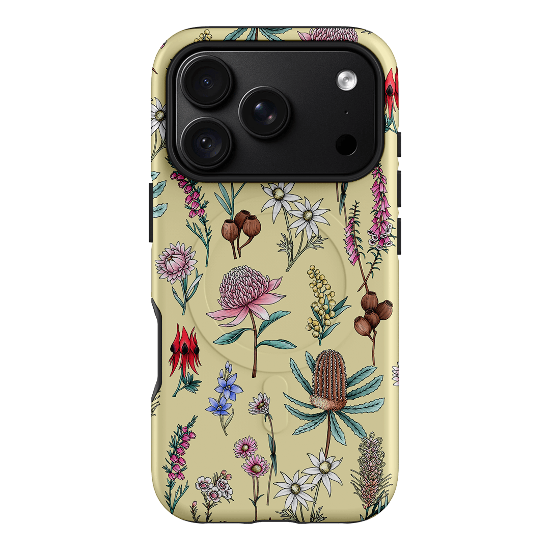 Banksia Butter Printed Phone Cases iPhone 18 Pro / Armoured MagSafe by Typoflora - The Dairy