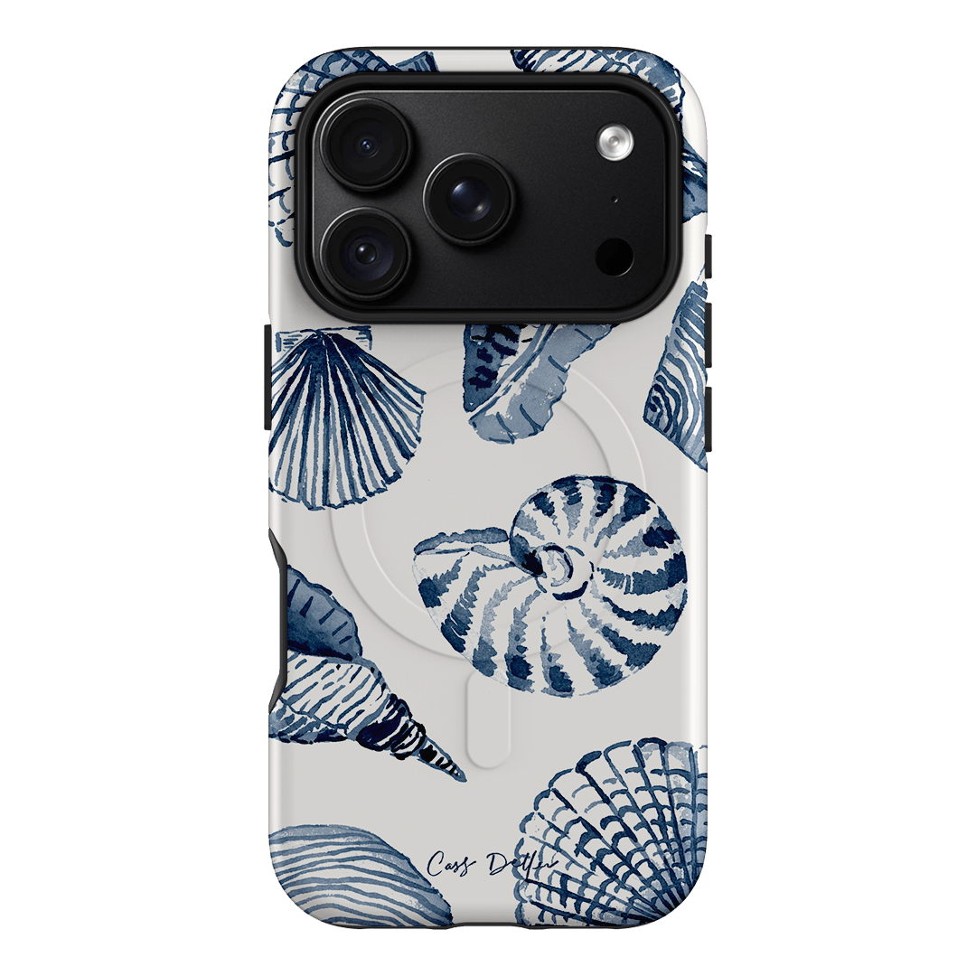 Blue Shells Printed Phone Cases iPhone 18 Pro / Armoured MagSafe by Cass Deller - The Dairy