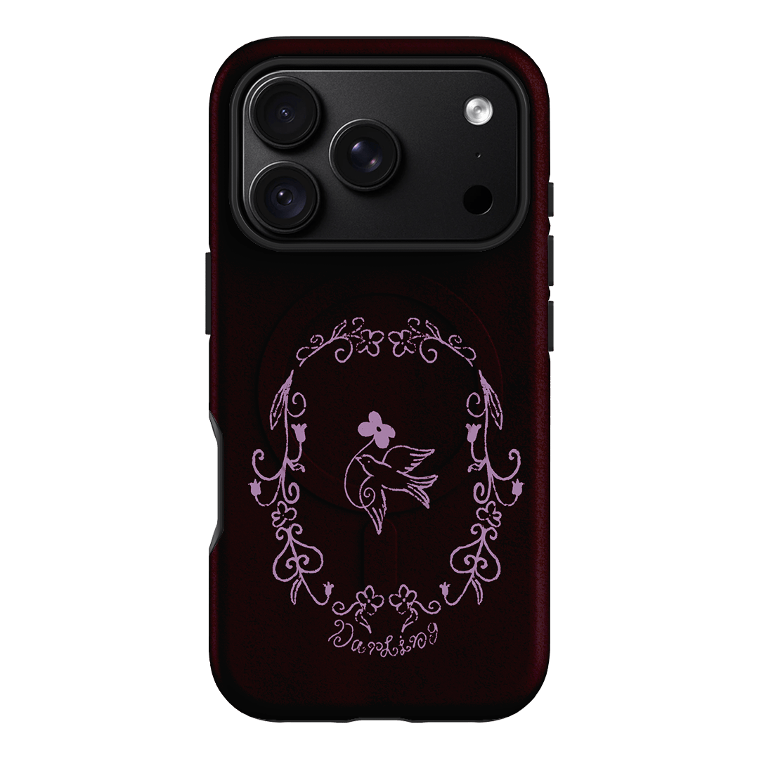 Darling Burgundy Printed Phone Cases by The Dairy - The Dairy