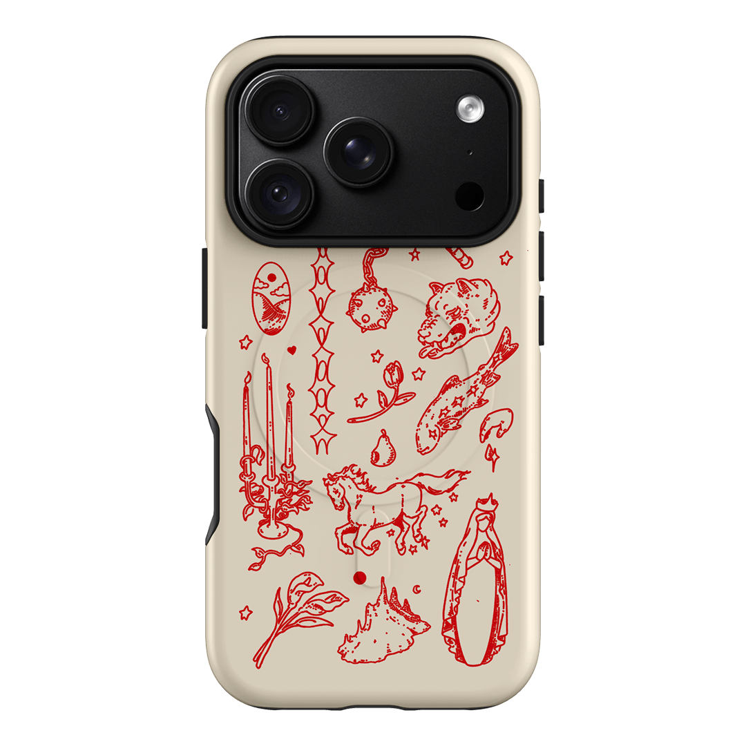 Dreamcore Cream Printed Phone Cases iPhone 18 Pro / Armoured MagSafe by Easty Beasty - The Dairy