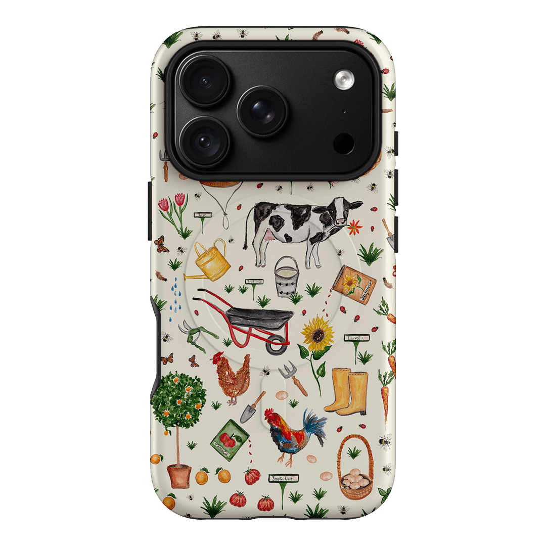 Farm Stay Printed Phone Cases iPhone 18 Pro / Armoured MagSafe by BG. Studio - The Dairy