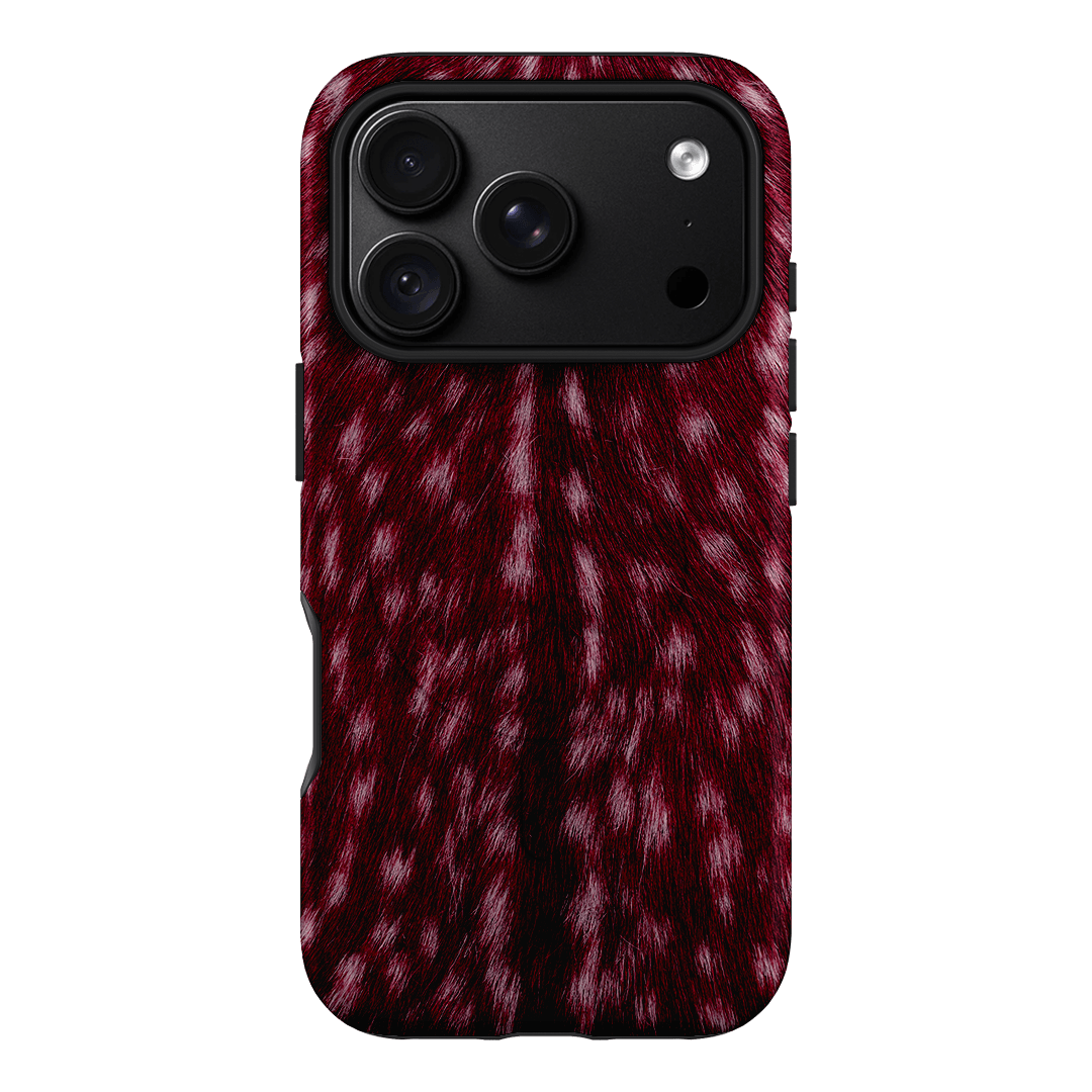 Fawn Burgundy Printed Phone Cases iPhone 18 Pro / Armoured MagSafe by The Dairy - The Dairy