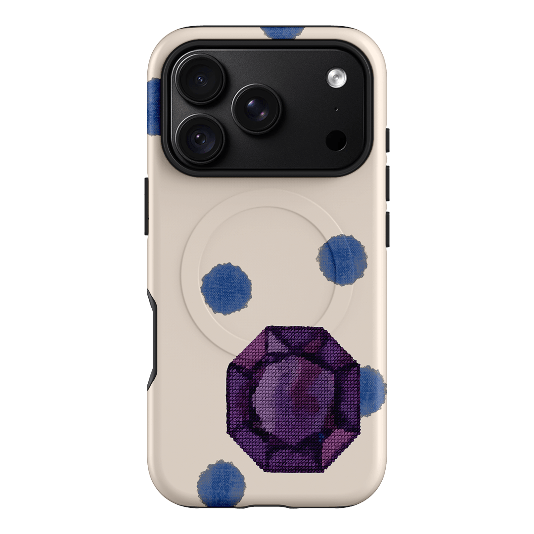 February Amethyst Printed Phone Cases iPhone 18 Pro / Armoured MagSafe by Joiana - The Dairy