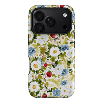 Garden Strawberries Printed Phone Cases iPhone 18 Pro / Armoured MagSafe by Ellie Mae - The Dairy