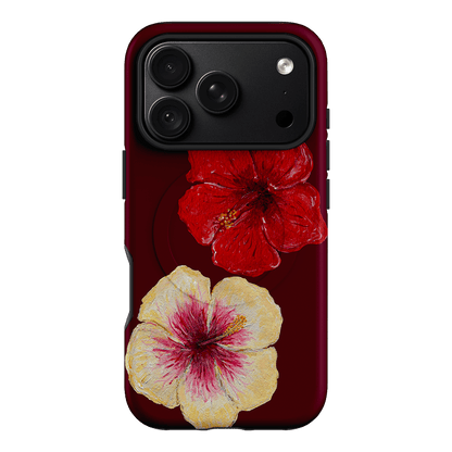 Hibiscus Flower Printed Phone Cases iPhone 18 Pro / Armoured MagSafe by BG. Studio - The Dairy