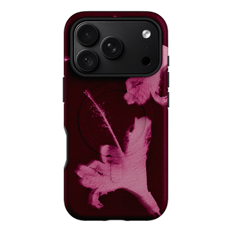 Hibiscus Glow Printed Phone Cases iPhone 18 Pro / Armoured MagSafe by Sally Hungerford - The Dairy