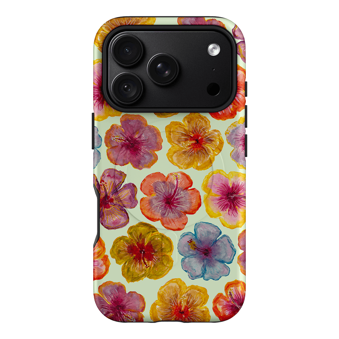 Hibiscus Holiday Sorbet Printed Phone Cases iPhone 18 Pro / Armoured MagSafe by BG. Studio - The Dairy