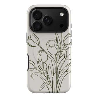 Inked Tulips Printed Phone Cases iPhone 18 Pro / Armoured MagSafe by Typoflora - The Dairy