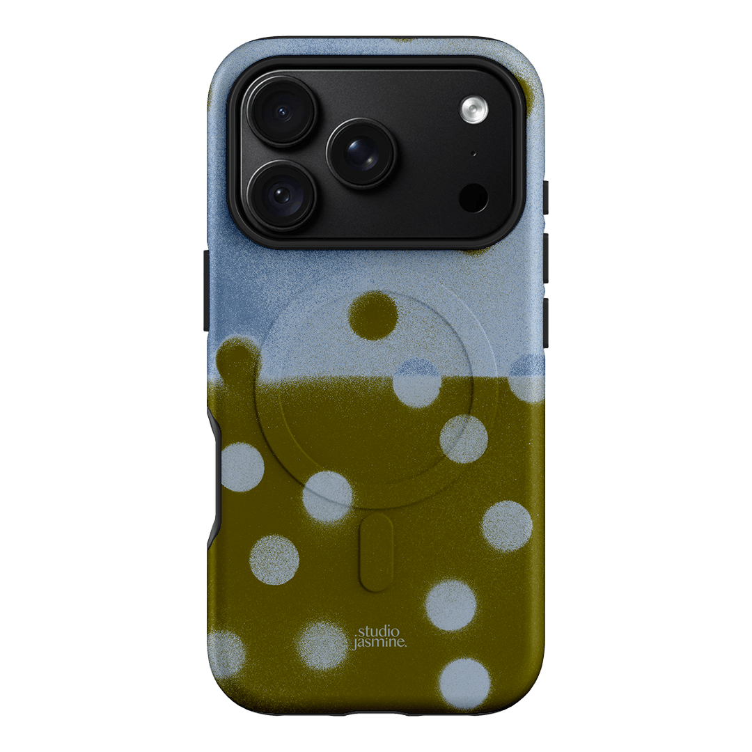 Lake Polka Dot Printed Phone Cases iPhone 18 Pro / Armoured MagSafe by Jasmine Dowling - The Dairy