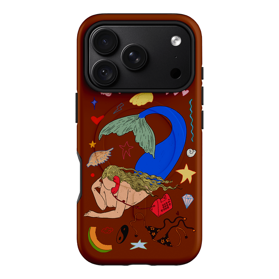 Mermaid Salad Chocolate Printed Phone Cases iPhone 18 Pro / Armoured MagSafe by Easty Beasty - The Dairy