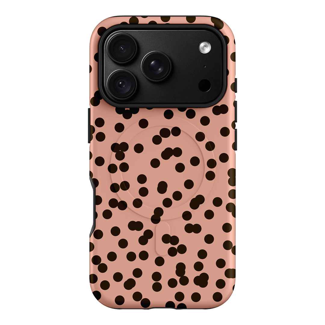 Mini Confetti Pink Chocolate Printed Phone Cases iPhone 18 Pro / Armoured MagSafe by Veronica Tucker - The Dairy