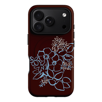 Mocha Posy Printed Phone Cases iPhone 18 Pro / Armoured MagSafe by Typoflora - The Dairy