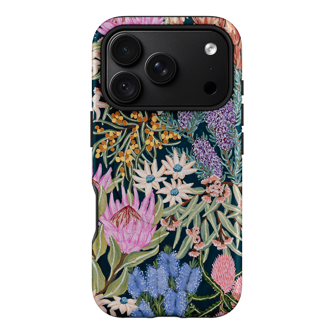 Moonlit Floral Printed Phone Cases iPhone 18 Pro / Armoured MagSafe by Amy Gibbs - The Dairy