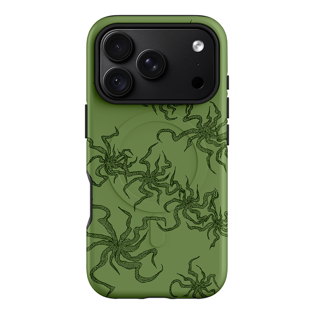 Night Moss Printed Phone Cases iPhone 18 Pro / Armoured MagSafe by Stormi Bree - The Dairy