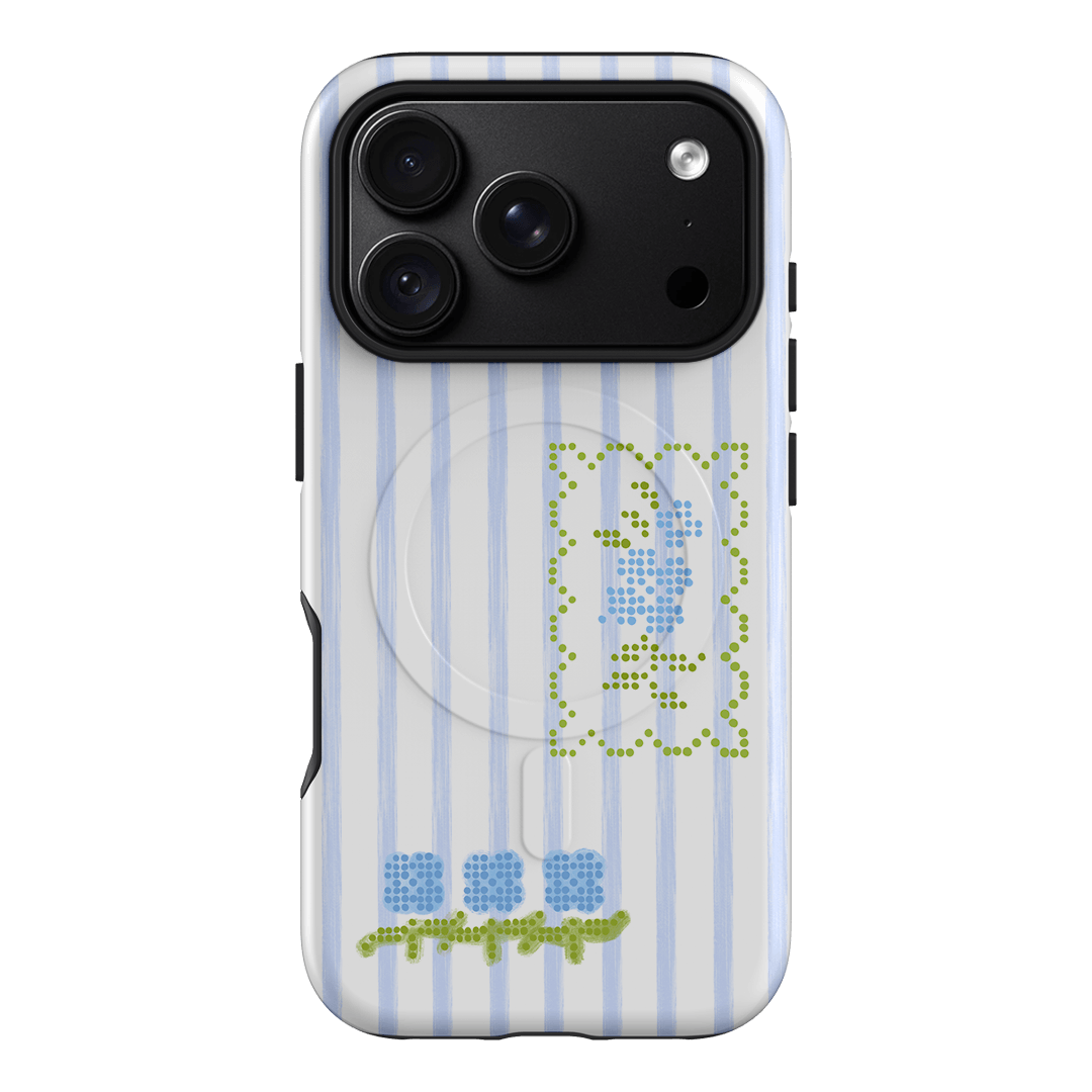 Patchwork Blue Printed Phone Cases iPhone 18 Pro / Armoured MagSafe by Kayla Carr - The Dairy