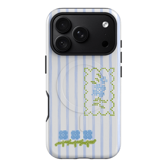 Patchwork Blue Printed Phone Cases iPhone 18 Pro / Armoured MagSafe by Kayla Carr - The Dairy
