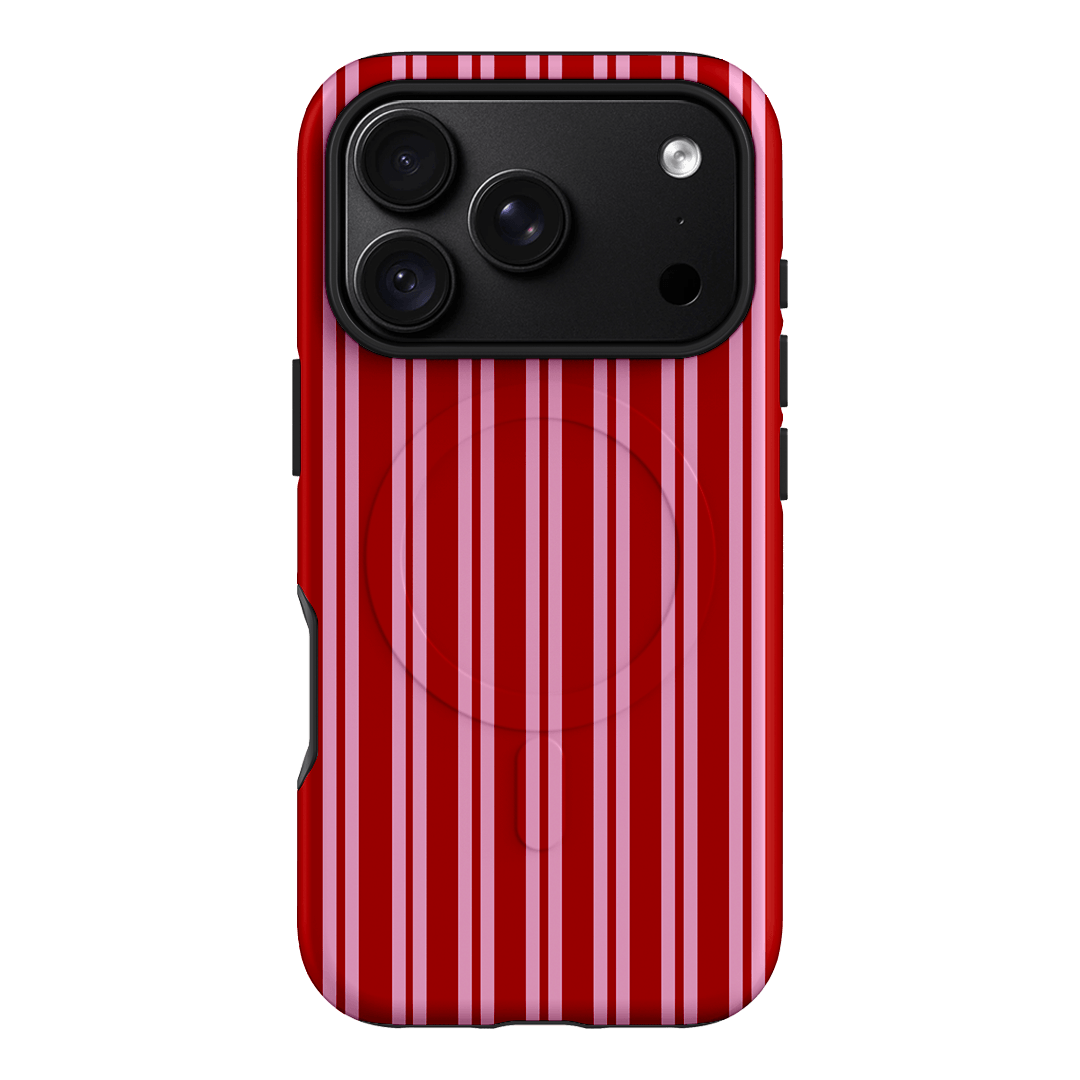 Punch Stripes Printed Phone Cases iPhone 18 Pro / Armoured MagSafe by The Dairy - The Dairy