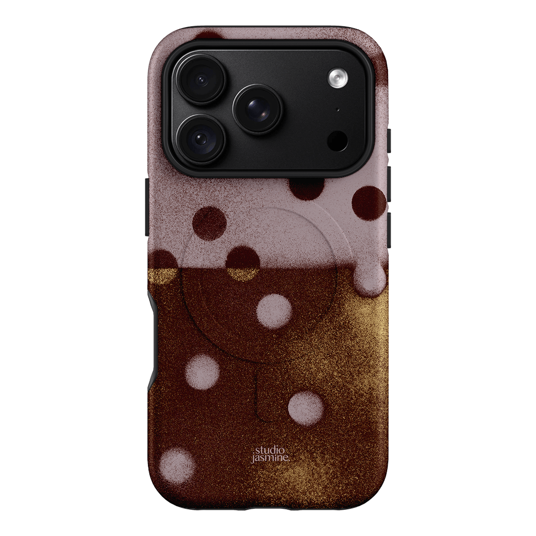 Rust Polka Dot Printed Phone Cases iPhone 18 Pro / Armoured MagSafe by Jasmine Dowling - The Dairy