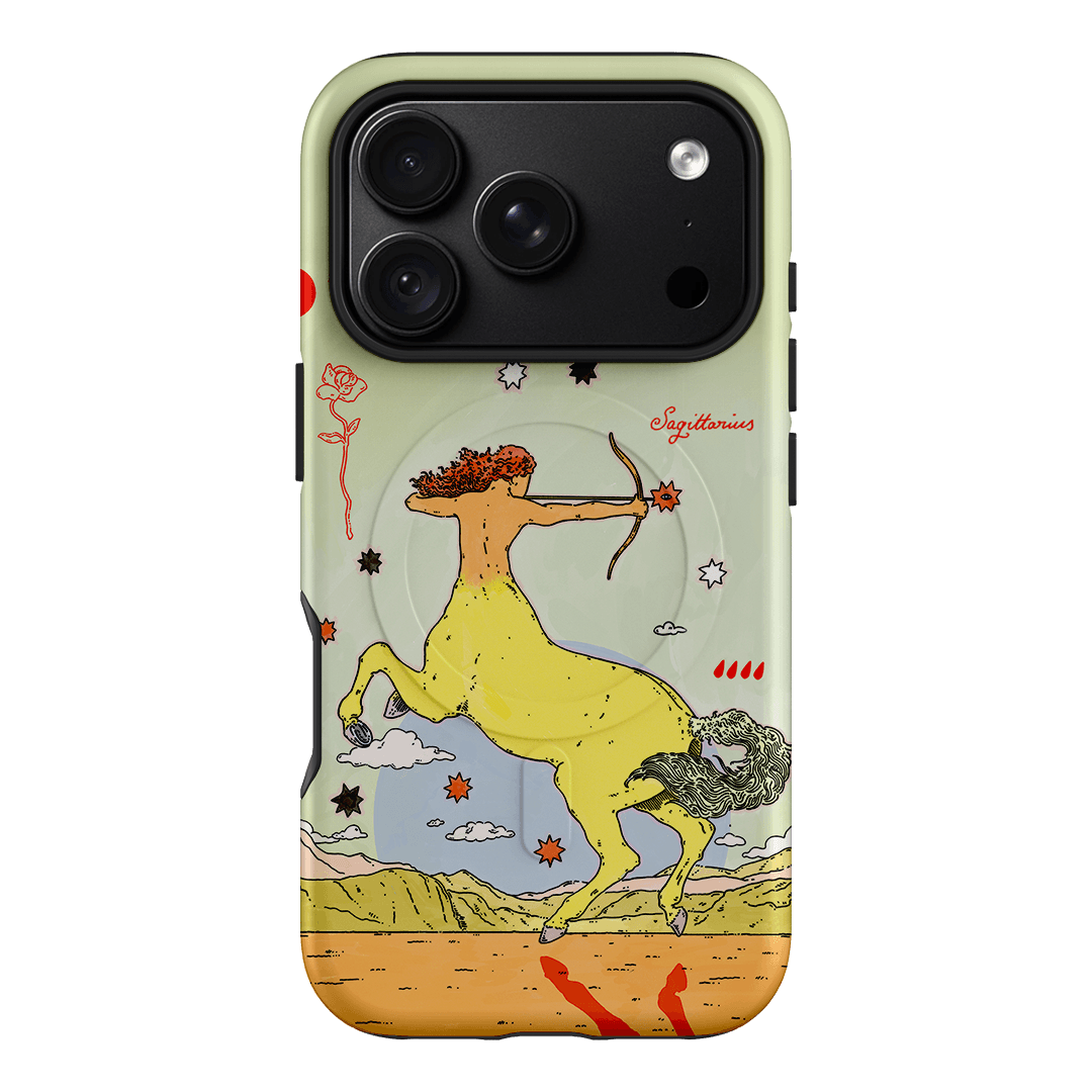 Sagittarius Season Printed Phone Cases iPhone 18 Pro / Armoured MagSafe by Easty Beasty - The Dairy