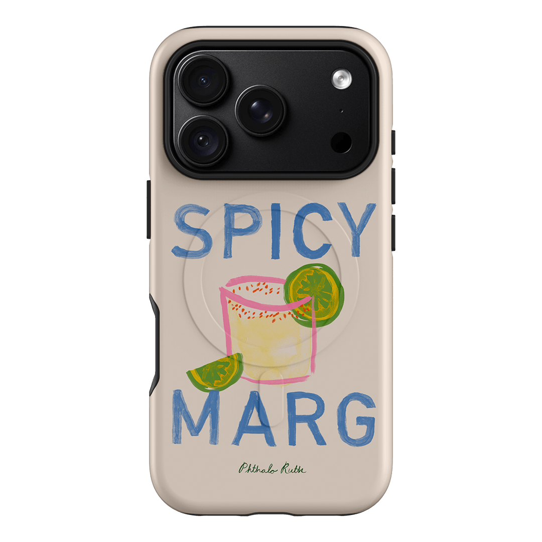 Spicy Marg Printed Phone Cases iPhone 18 Pro / Armoured MagSafe by Phthalo Ruth - The Dairy