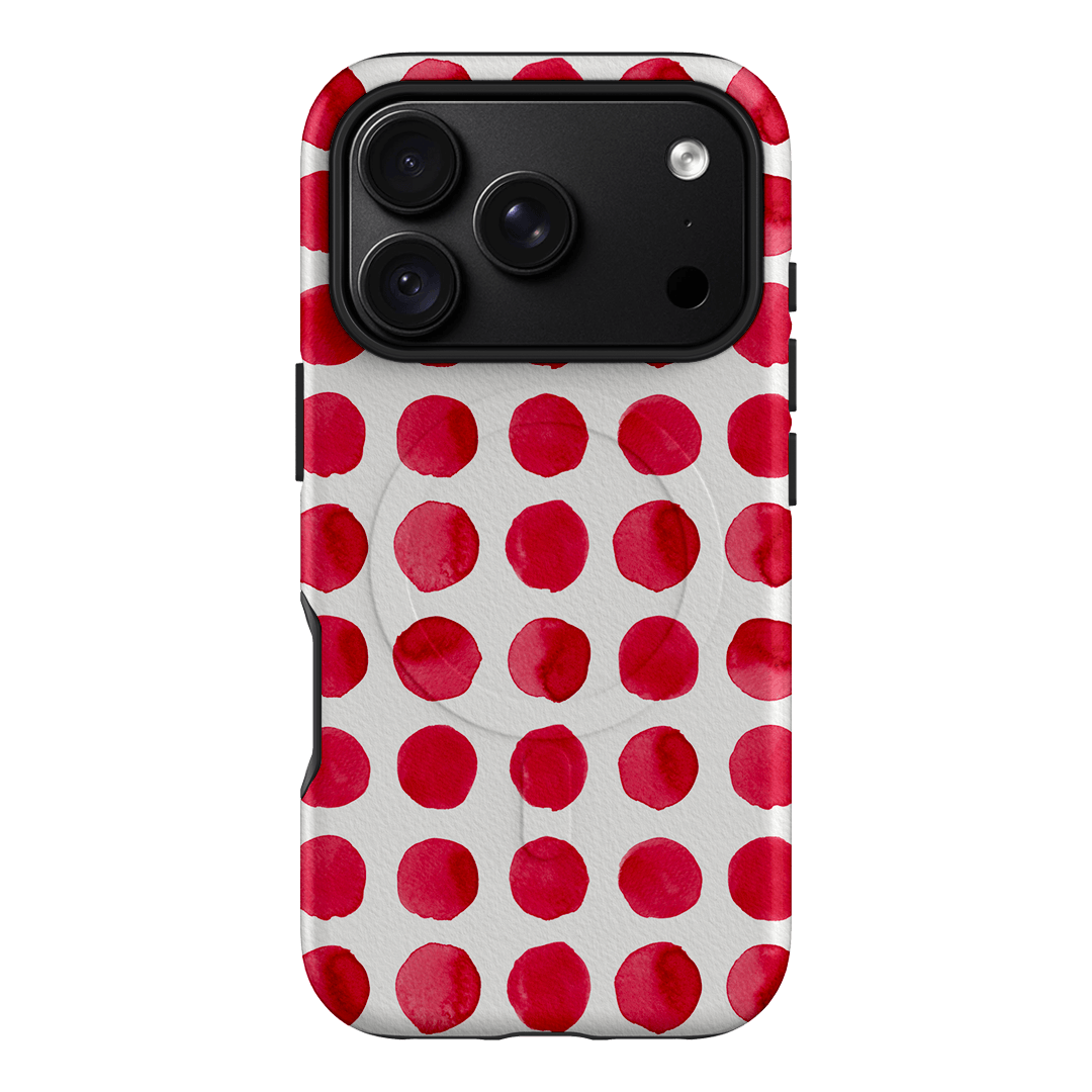 Spots in Red Printed Phone Cases by The Dairy - The Dairy