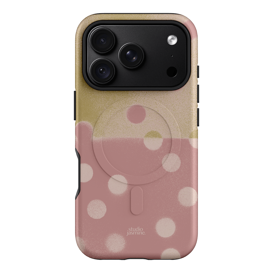 Strawberry Polka Dot Printed Phone Cases iPhone 18 Pro / Armoured MagSafe by Jasmine Dowling - The Dairy