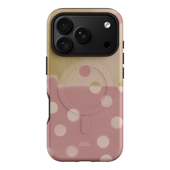 Strawberry Polka Dot Printed Phone Cases iPhone 18 Pro / Armoured MagSafe by Jasmine Dowling - The Dairy