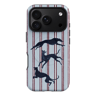 Stripey Hounds Printed Phone Cases iPhone 18 Pro / Armoured MagSafe by Lisa Hu - The Dairy