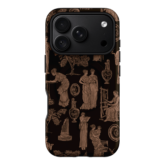 Symposium Burnt Umber Printed Phone Cases iPhone 18 Pro / Armoured MagSafe by Veronica Tucker - The Dairy