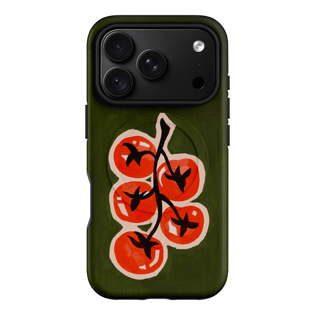 Tomatoes Printed Phone Cases iPhone 18 Pro / Armoured MagSafe by Studio Bon - The Dairy