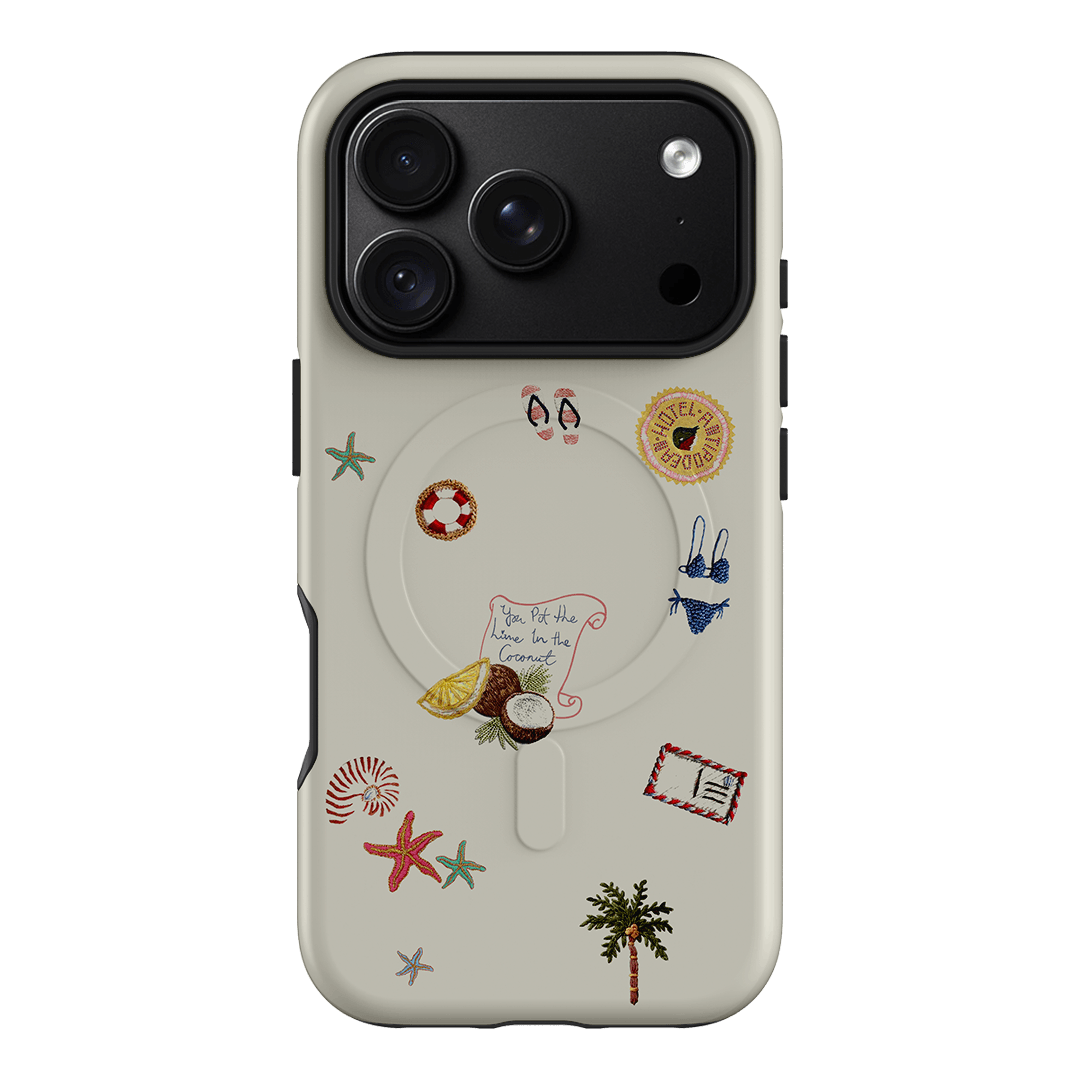 Vacay All Day Cream Printed Phone Cases by Antipodean - The Dairy