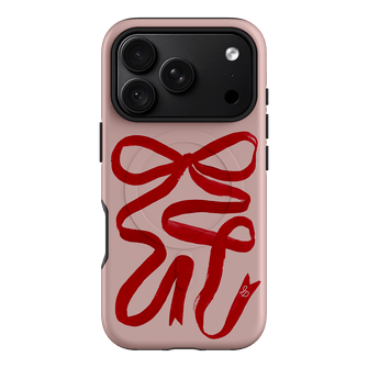 Valentine Ribbon Printed Phone Cases iPhone 18 Pro / Armoured MagSafe by Jasmine Dowling - The Dairy