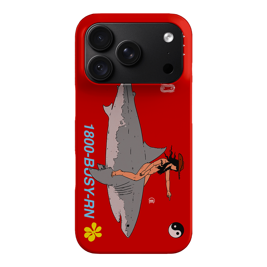 1800-Busy Rn in Red Printed Phone Cases iPhone 18 Pro / Snap by Easty Beasty - The Dairy