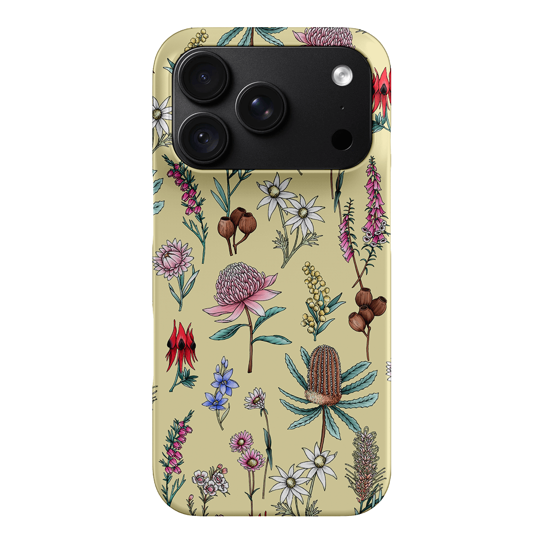 Banksia Butter Printed Phone Cases iPhone 18 Pro / Snap by Typoflora - The Dairy